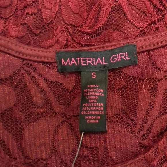 🌸 NEW🌸 MATERIAL GIRL Lace Floral Dress - Picture 5 of 8